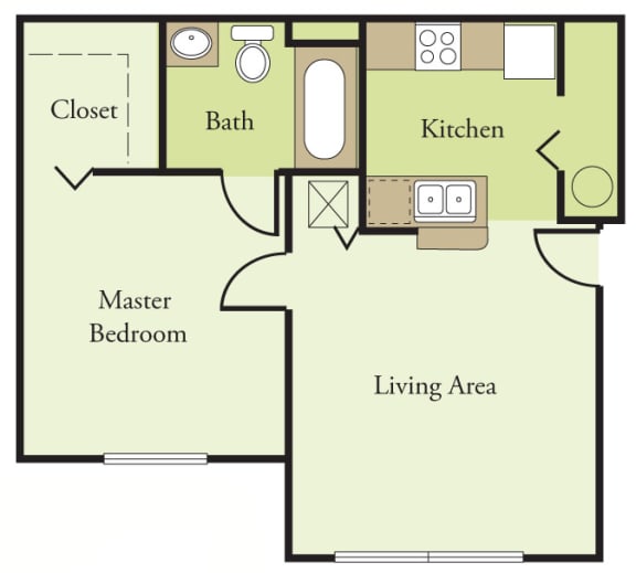 Floor Plans of Buena Vista Point Apartments in Orlando, FL